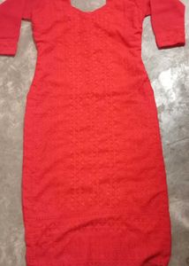 Cheken Kari Work Kurta