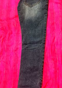 Stylish grey black denim Jeans