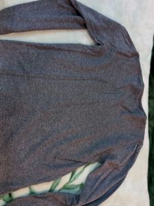 Gray Long Sleeve Pullover