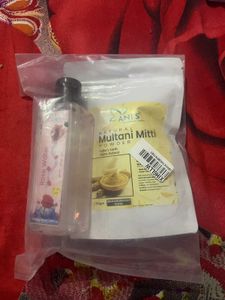 COMBO OF ANI'S MULTANI MITTI POWDER & ROSE WATER