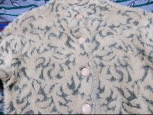 Elegant Long Furry Winter Cardigan