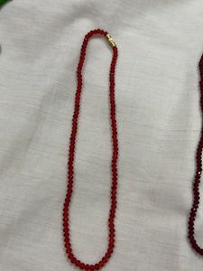 Set Of 4 Crystal Bead Necklace