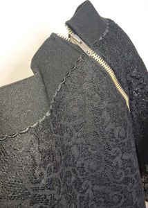 Elegant Black Lace Skirt
