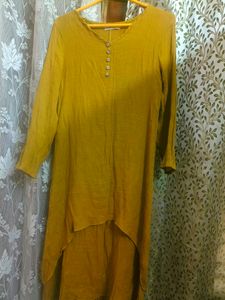 Yellow Straight One Piece for Women