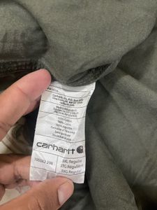 Carhartt Olive Green Short Sleeve  Shirt