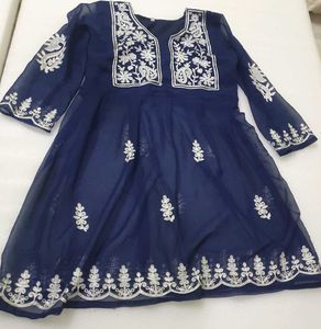 Embroided Georgett Tunic