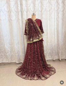 zardozi work lehenga