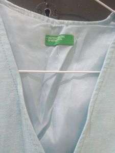 Benetton Light Blue Vest