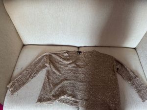 Gold Sequinned Sweater