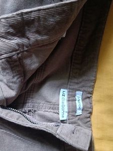 Gray Corduroy Pants