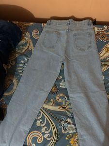 Light Blue Wide Leg Jeans
