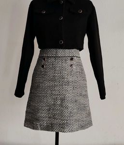 Tweed Mini Skirt