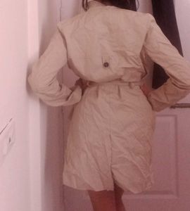 Beige Tenched Coat