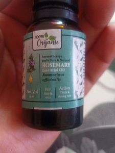 100 % Organic Rosemary Essential Oil