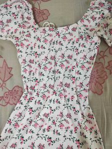 Floral Print Mini Dress , Lana Del Rey Aesthetic