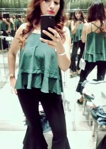 A Cute Yet sassy Crisscross Neck Top