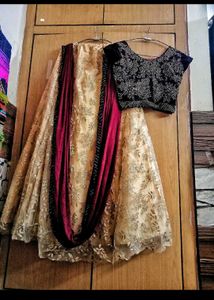 heavy Work bridal lehenga Choli Dupatta Set