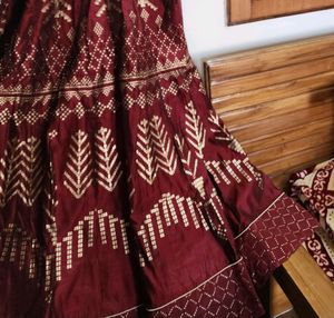 Anouk Maroon Lehenga