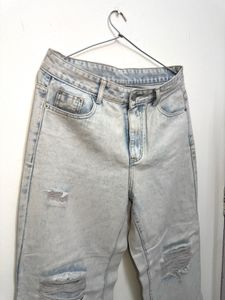 Ripped Light Wash Jeans