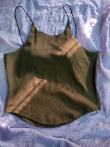 Noodle Strap Built In Bra Top