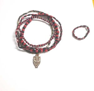 Goth And Boho Bracelet Stack 🥀🕸️