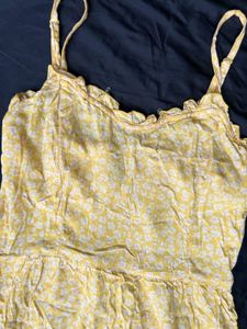 Yellow Floral Sundress