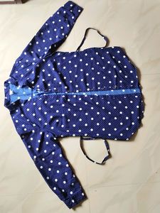 Blue And White Dot Jacket