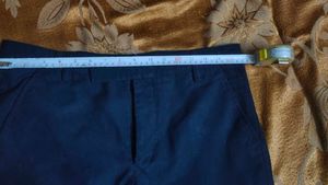 Blue Casual Pants