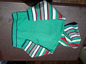 Cute Kids Green Cardigan and pants set with bib