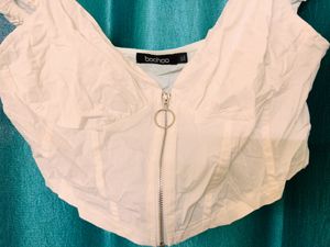 White Bustier Top!