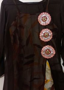 Brown Full Dress - perfect for shadi season