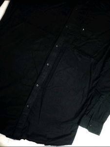 Plain Black Formal Shirt