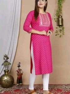 Elegant Pink Kurta