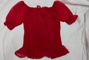 cherry red bloom top 🍒✨