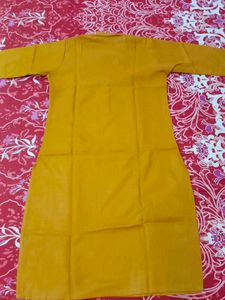 Mustard yellow Kurta