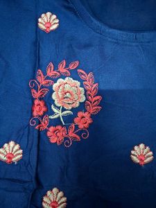 Embroidered Kurta Set Xl