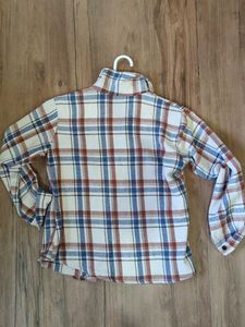 Red &amp; Blue Plaid Button-Down Shirt