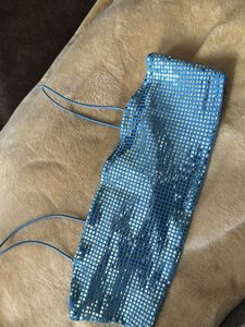 Blue Sparkly Top