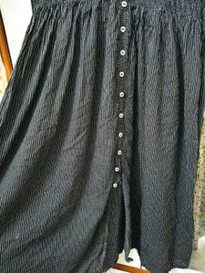 Beautiful Black Calf Length Midi Dress
