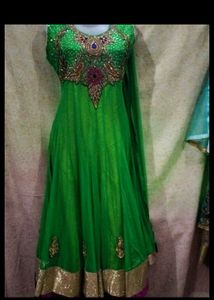 Green Ethnic Gown