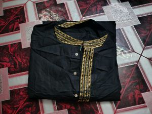 Elegant Black Kurta