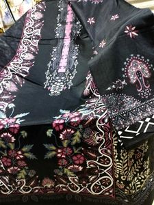 Elegant Black Printed Kurta Set