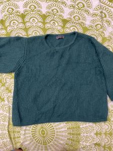 Green Knit Sweater