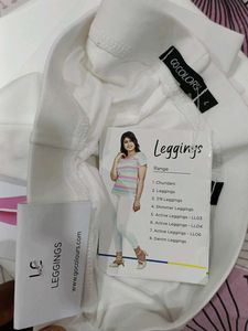 Go Colors White Leggings