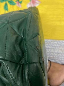 Prada master copy Green Quilted Handbag