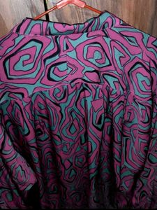 Abstract Print Button-Down