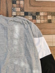 streachable unisex Stylish Color Block Sweatshirt