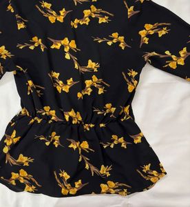 Vero Moda Printed Wrap Top