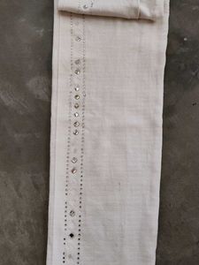 White Knit Lounge Pants