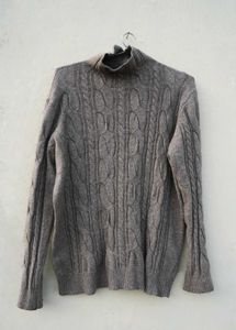 Cable Knit Turtleneck Sweater
